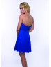 A-line Sweetheart Neckline Chiffon Beaded Knee Length Cocktail Dress